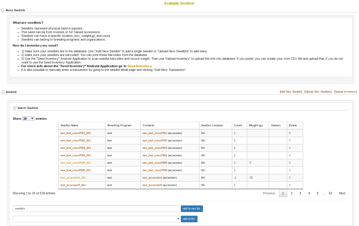 Chapter 7 Managing Seed Lots | User Manual of Breedbase
